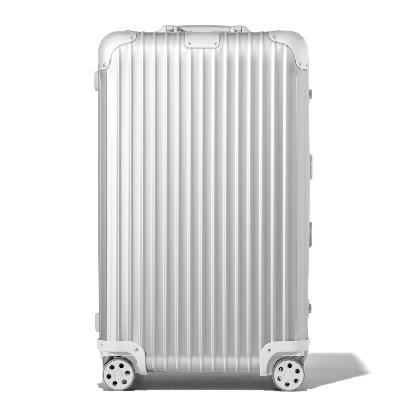 RIMOWA Original Trunk S Suitcase in Silver - Aluminium - 25.6x15.35x13.4"