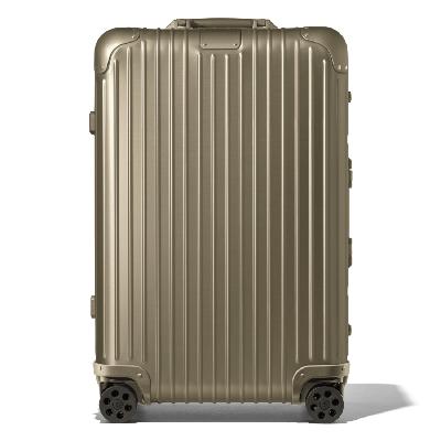 RIMOWA Original Check-In M Suitcase in Titanium - Aluminium - 26,4x17,8x9,5"