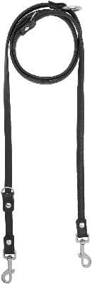 032c Black Leather Leash