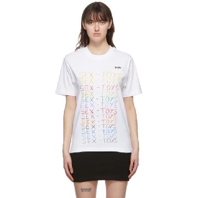 032c White Die Tödliche Doris Edition 'Sex Toys' T-Shirt