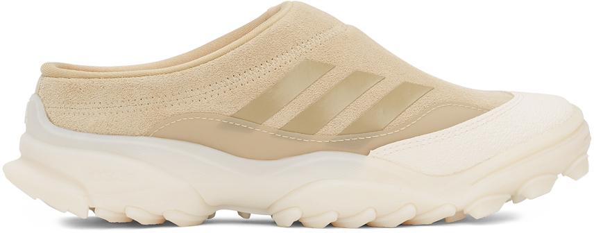032c Beige adidas Edition Suede GSG Mule Sneakers