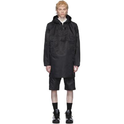 1017 ALYX 9SM Black Oversized Pullover Coat