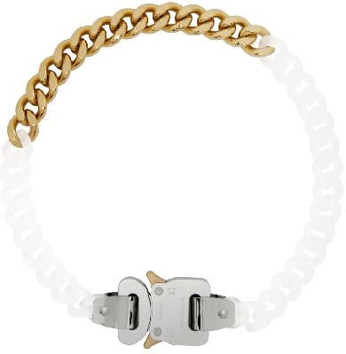 1017 ALYX 9SM Gold & Transparent Chain Necklace
