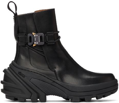 1017 ALYX 9SM Black Low Buckle Ankle Boots