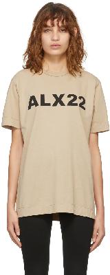 1017 ALYX 9SM Tan Logo T-Shirt