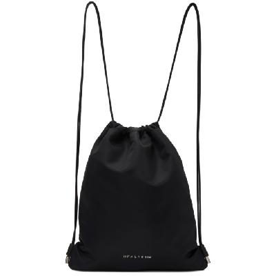 1017 ALYX 9SM Black Re-Nylon Drawstring Gym Backpack