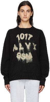 1017 ALYX 9SM Black Treated Sweater
