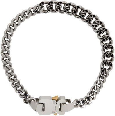 1017 ALYX 9SM Silver Hero 4X Chain Necklace