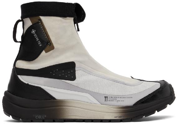 11 by Boris Bidjan Saberi Black & Off-White Salomon Edition Bamba2 High GTX Sneakers