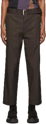 3.1 Phillip Lim Brown Patch Pocket Trousers