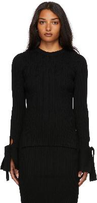 3.1 Phillip Lim Ribbed Long Sleeve Cuffed Sweater