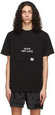 424 Black 'Alien Implants' T-Shirt