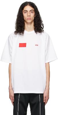 424 White Square Logo T-Shirt