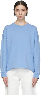 6397 Blue Cotton Sweatshirt