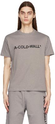 A-COLD-WALL* Grey Essential Logo T-Shirt