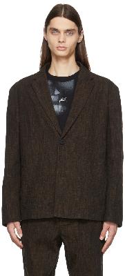 A-COLD-WALL* Brown Crinkle Blazer