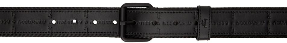 A-COLD-WALL* Black Mod Lux Logo Belt