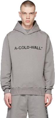 A-COLD-WALL* Grey Essential Logo Hoodie