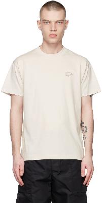 A-COLD-WALL* Taupe Prose T-Shirt