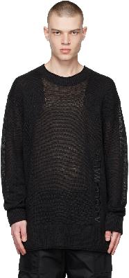 A-COLD-WALL* Black Transparency Sweater
