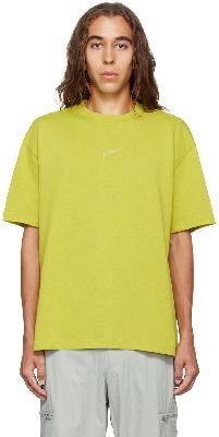 A-COLD-WALL* Yellow Embroidered T-Shirt