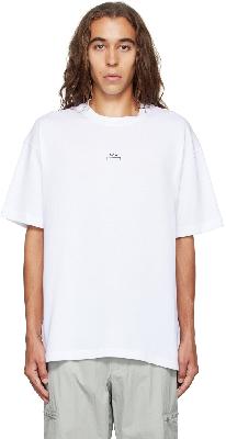 A-COLD-WALL* White Embroidered T-Shirt