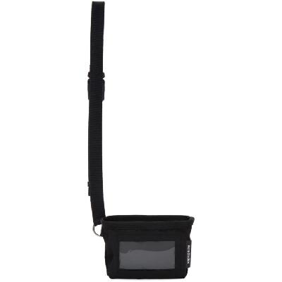 Acne Studios Black Canvas Pouch