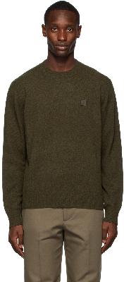 Acne Studios Khaki Crewneck Sweater
