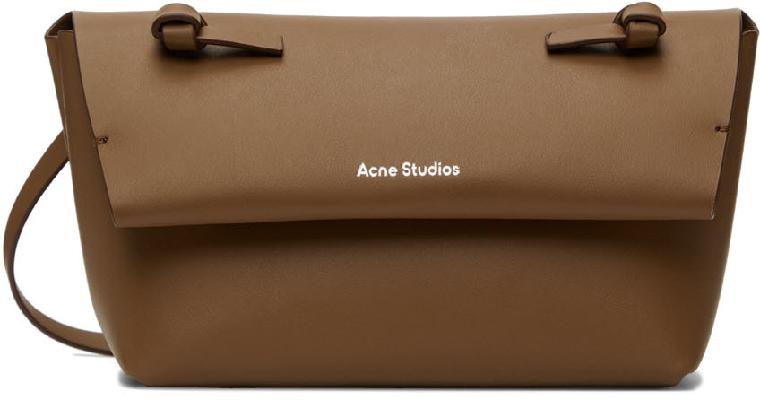 Acne Studios Brown Mini Alexandria Shoulder Bag