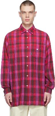 Acne Studios Pink & Red Check Shirt
