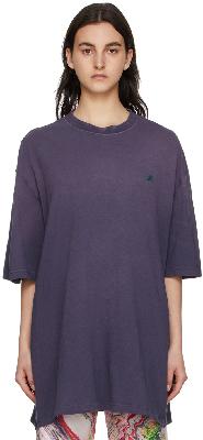 Acne Studios Purple Eyck Face T-Shirt