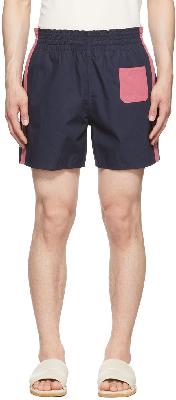 Acne Studios Navy Cotton Shorts