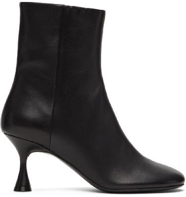 Acne Studios Black Leather Ankle Boots