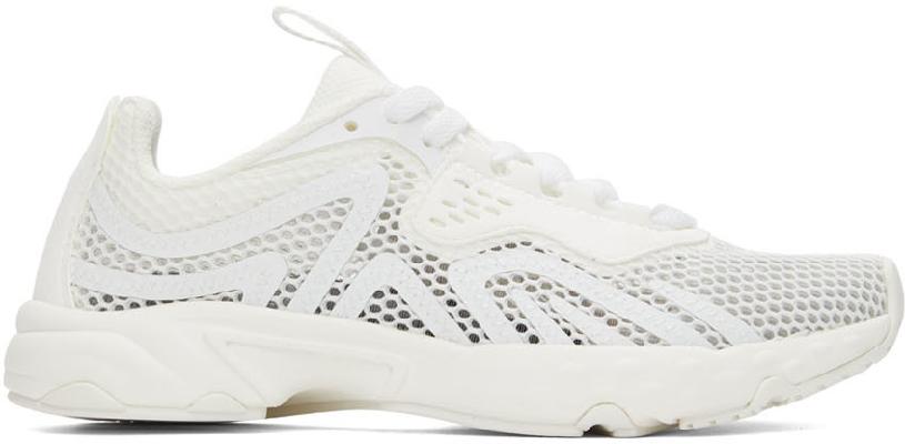 Acne Studios Off-White Lace-Up Sneakers