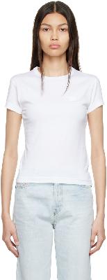Acne Studios White Organic Cotton T-Shirt