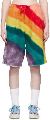 Acne Studios Multicolor Rainbow Shorts
