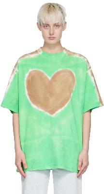 Acne Studios Green Organic Cotton T-Shirt