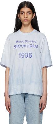 Acne Studios Blue Logo Stamp T-Shirt