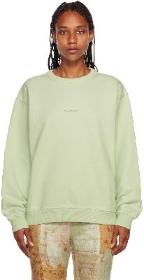 Acne Studios Green Organic Cotton Sweatshirt