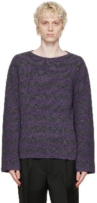 Acne Studios Purple Wool Sweater