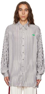 Acne Studios Off-White Embroidered Shirt
