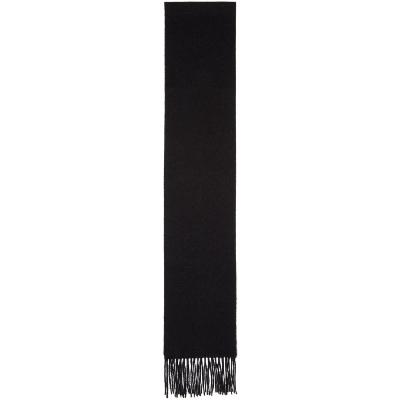 Acne Studios Black Skinny Canada Scarf