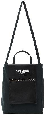 Acne Studios Navy & Black Medium Tote Bag