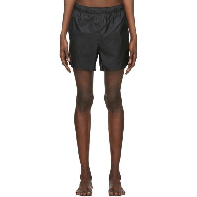 Acne Studios Black Nylon Swim Shorts