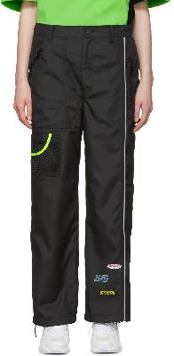 ADER error SSENSE Exclusive Black ASCC Panelled Trousers