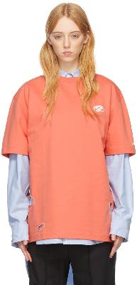 ADER error Orange Cotton T-Shirt
