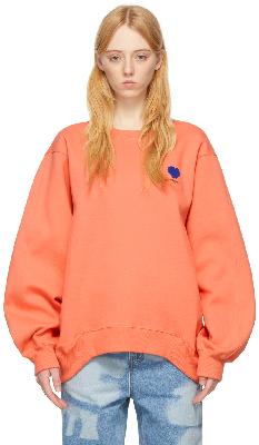 ADER error Orange Cotton Sweatshirt