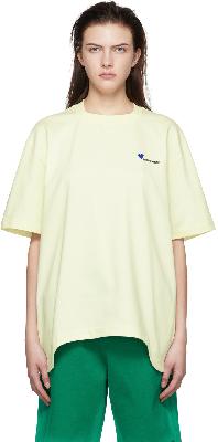 ADER error Yellow Cotton T-Shirt