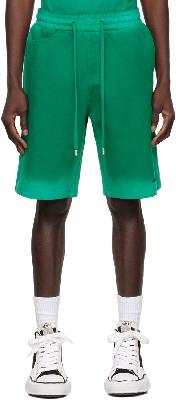 ADER error Green Cotton Shorts