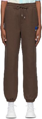 ADER error Brown Cotton Lounge Pants